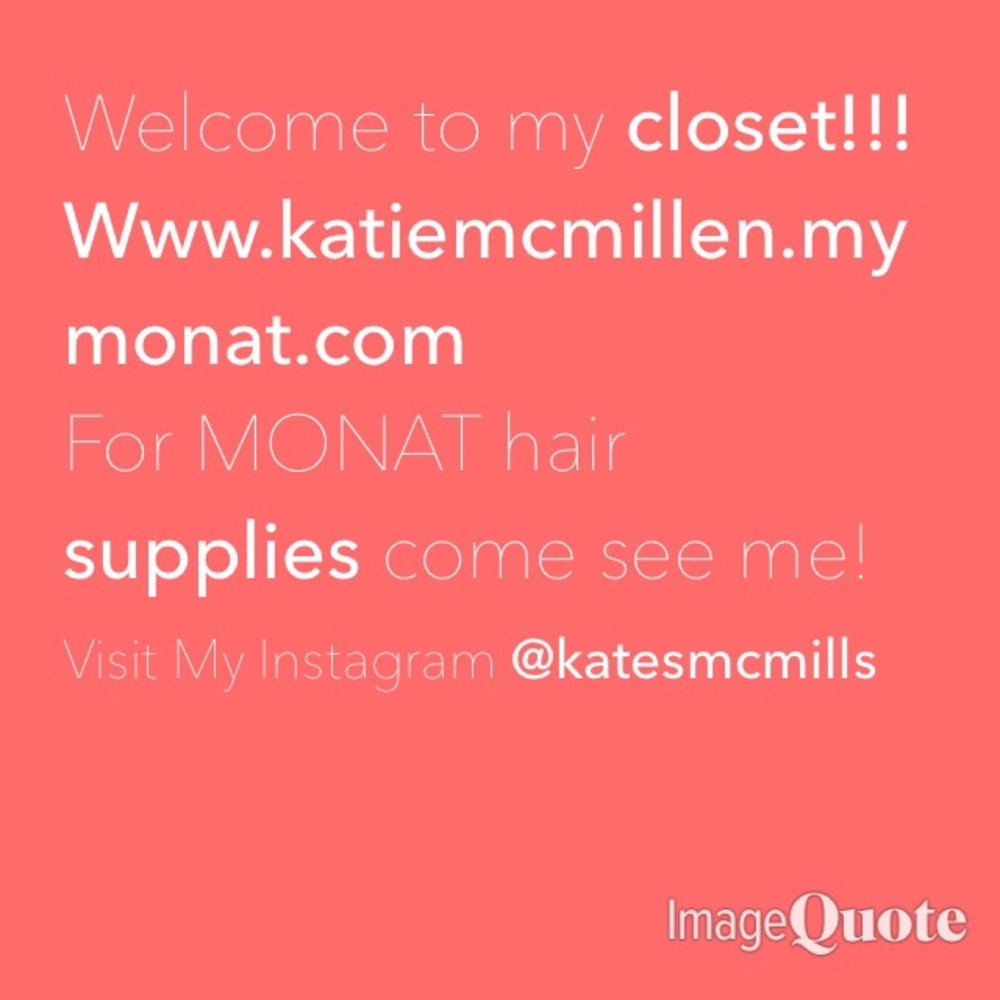 Welcome to my closet